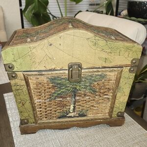 Tropical Palm Tree Decorative Box